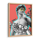 Doodle David - Ash | Cuadro decorativo de Canvas Lab