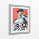 Doodle David - Ash | Cuadro decorativo de Canvas Lab