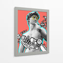 Doodle David - Ash | Cuadro decorativo de Canvas Lab
