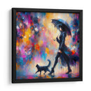 Mujer y gato - Paltik Arte Digital | Cuadro decorativo de Canvas Lab