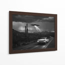 OVNI en la carretera - Paltik Arte Digital | Cuadro decorativo de Canvas Lab