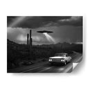 OVNI en la carretera - Paltik Arte Digital | Cuadro decorativo de Canvas Lab