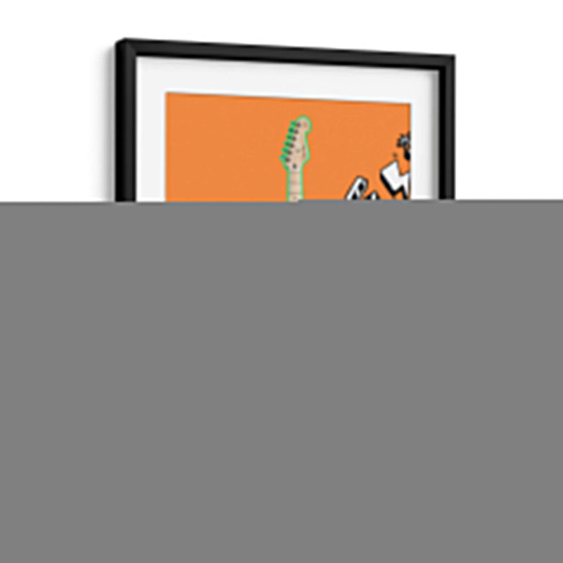 Doodle Guitar - Ash | Cuadro decorativo de Canvas Lab