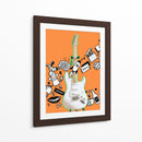 Doodle Guitar - Ash | Cuadro decorativo de Canvas Lab