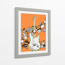 Doodle Guitar - Ash | Cuadro decorativo de Canvas Lab