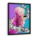 Doodle Ice Cream - Ash | Cuadro decorativo de Canvas Lab