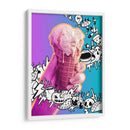 Doodle Ice Cream - Ash | Cuadro decorativo de Canvas Lab