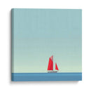 Barco rojo - Cecilia Flores | Cuadro decorativo de Canvas Lab