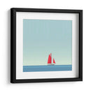 Barco rojo - Cecilia Flores | Cuadro decorativo de Canvas Lab