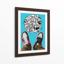 Doodle Shoes - Ash | Cuadro decorativo de Canvas Lab