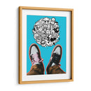 Doodle Shoes - Ash | Cuadro decorativo de Canvas Lab