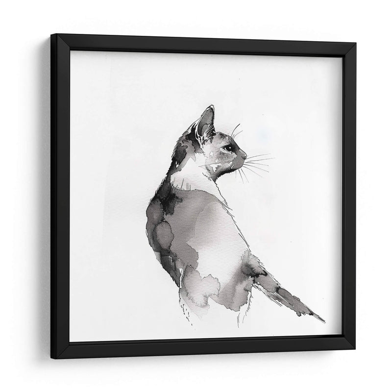 Dibujo de gato - Cecilia Flores | Cuadro decorativo de Canvas Lab