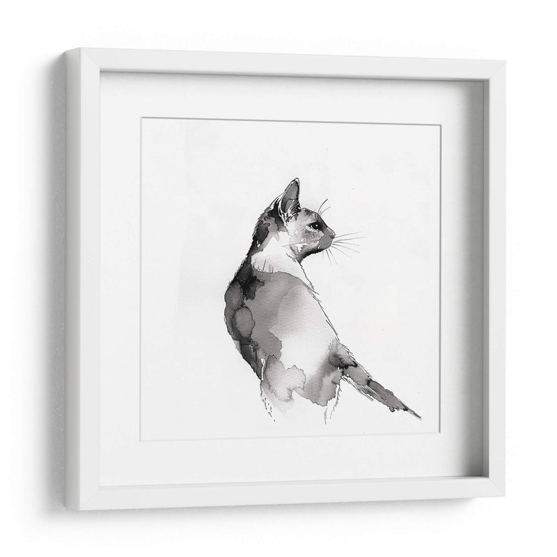 Dibujo de gato - Cecilia Flores | Cuadro decorativo de Canvas Lab