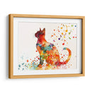 Gato y Música 1 - Cecilia Flores | Cuadro decorativo de Canvas Lab