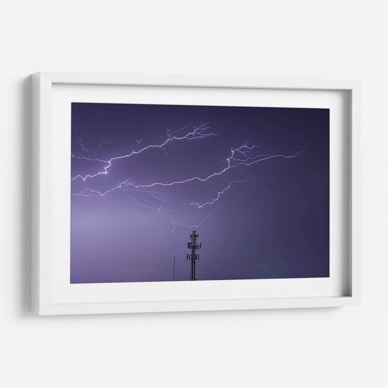 Rayos en la noche 2 - FotoCompagny | Cuadro decorativo de Canvas Lab