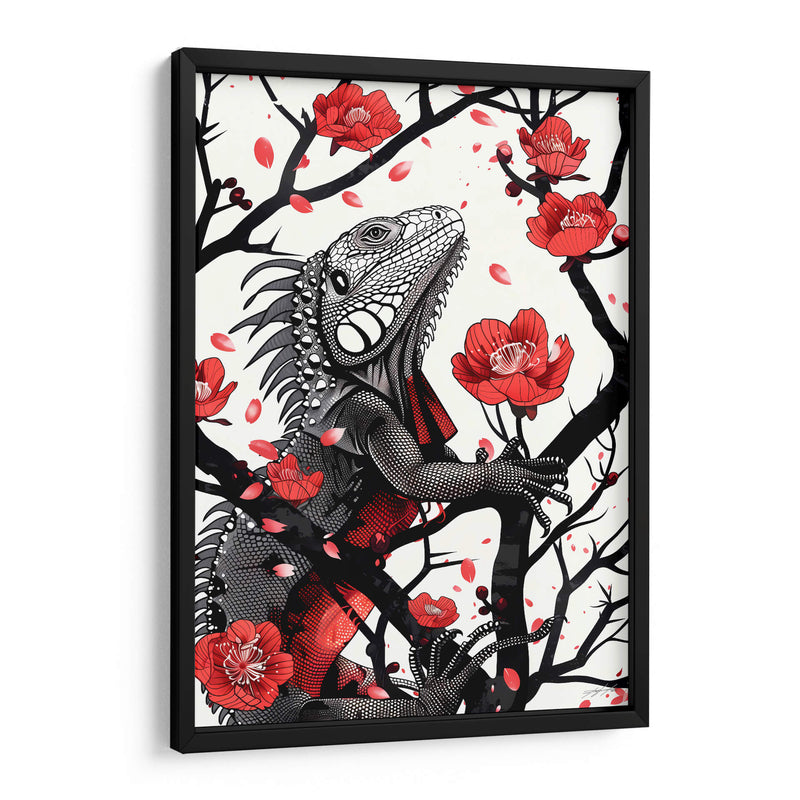 Alma de Iguana Roja - DeLaVegaGaming | Cuadro decorativo de Canvas Lab