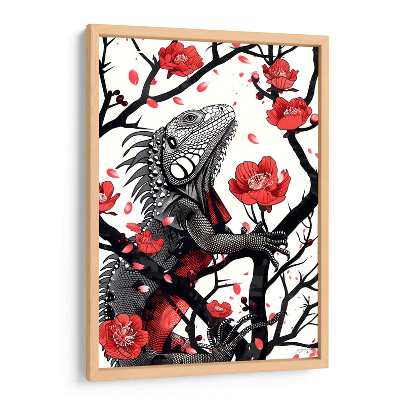 Alma de Iguana Roja - DeLaVegaGaming | Cuadro decorativo de Canvas Lab