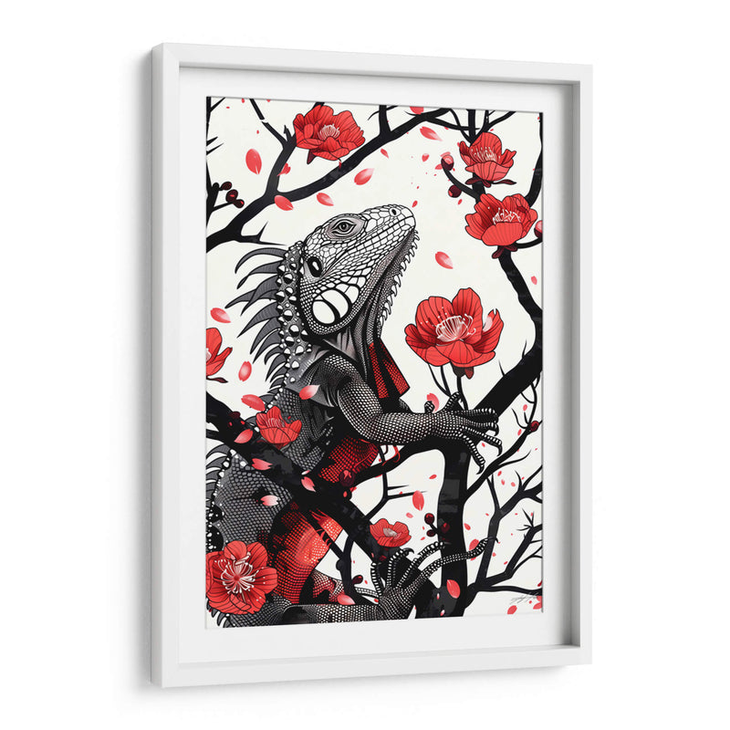 Alma de Iguana Roja - DeLaVegaGaming | Cuadro decorativo de Canvas Lab