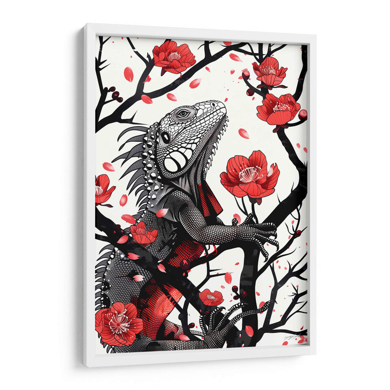 Alma de Iguana Roja - DeLaVegaGaming | Cuadro decorativo de Canvas Lab