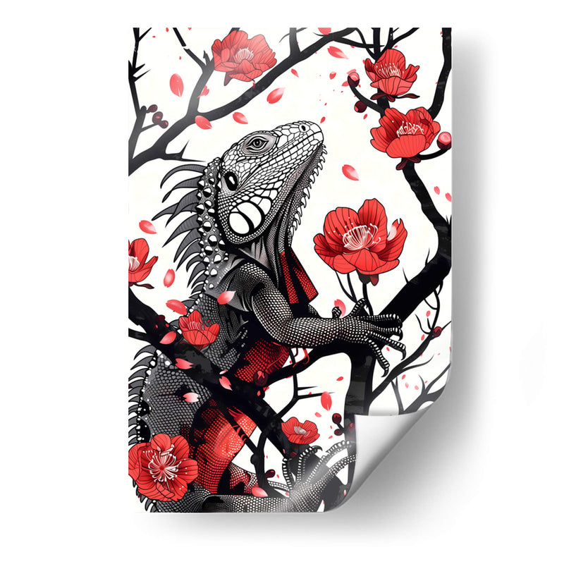 Alma de Iguana Roja - DeLaVegaGaming | Cuadro decorativo de Canvas Lab