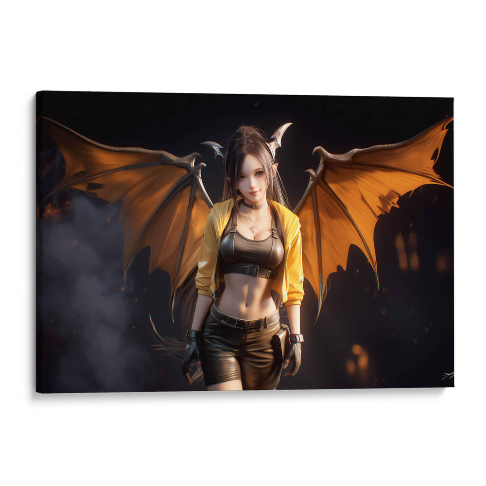 Demonic - Amarillo - DeLaVegaGaming | Cuadro decorativo de Canvas Lab