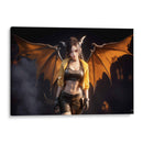 Demonic - Amarillo - DeLaVegaGaming | Cuadro decorativo de Canvas Lab