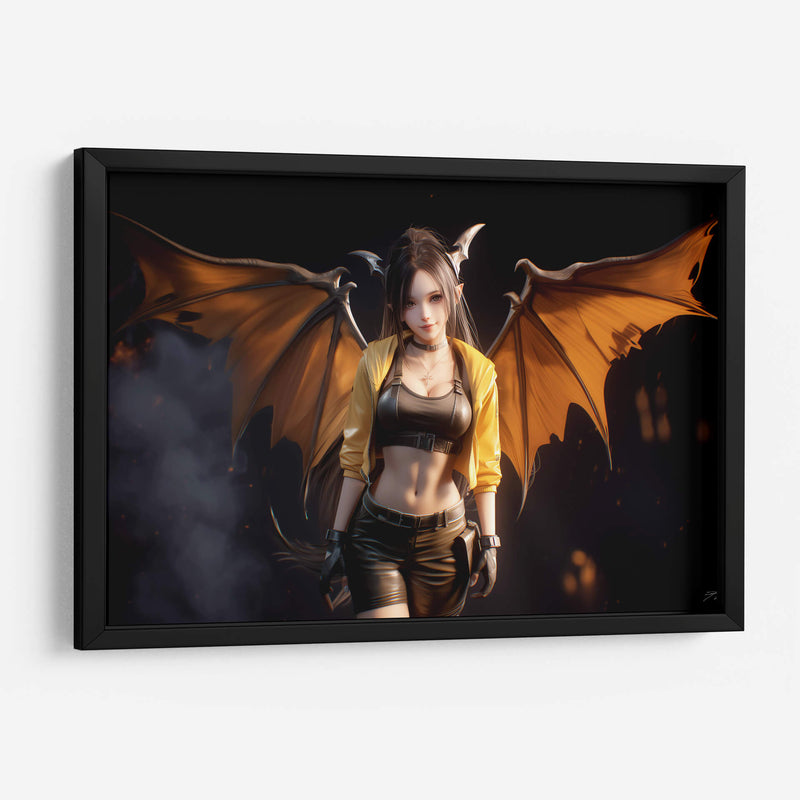 Demonic - Amarillo - DeLaVegaGaming | Cuadro decorativo de Canvas Lab