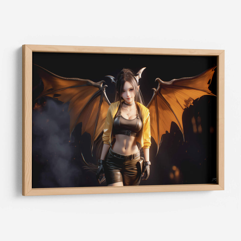 Demonic - Amarillo - DeLaVegaGaming | Cuadro decorativo de Canvas Lab