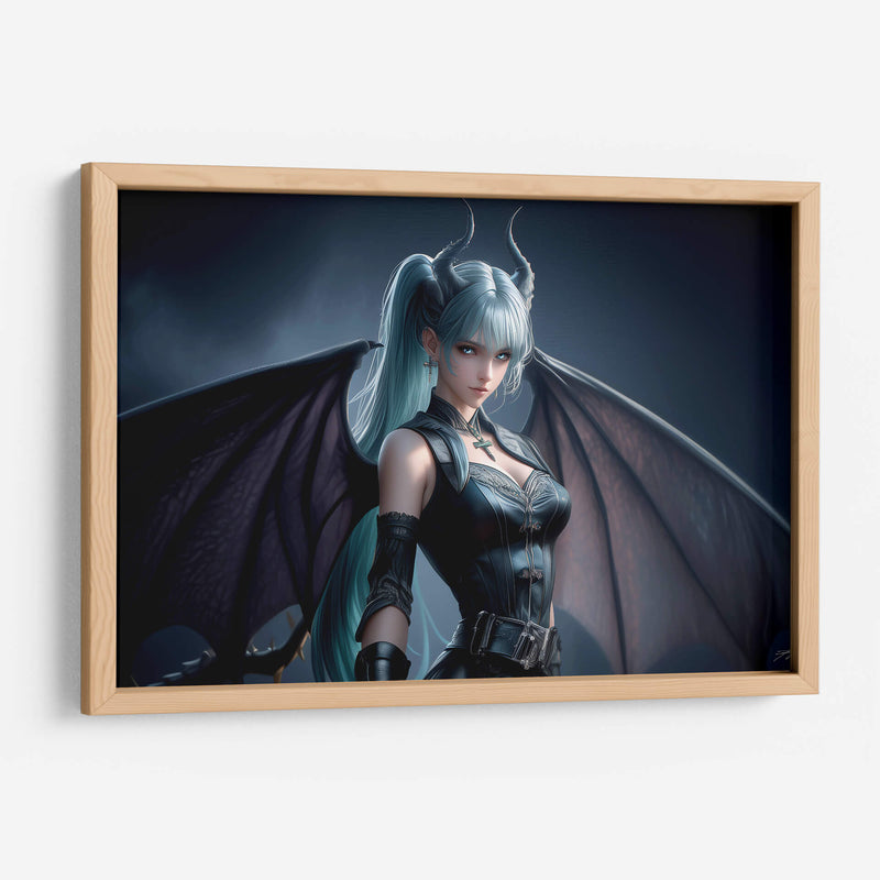 Demonic - Turquesa - DeLaVegaGaming | Cuadro decorativo de Canvas Lab