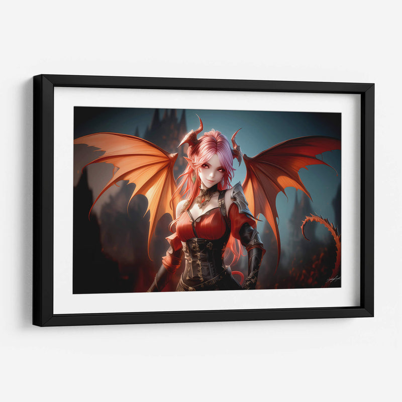 Demonic - Naranja - DeLaVegaGaming | Cuadro decorativo de Canvas Lab