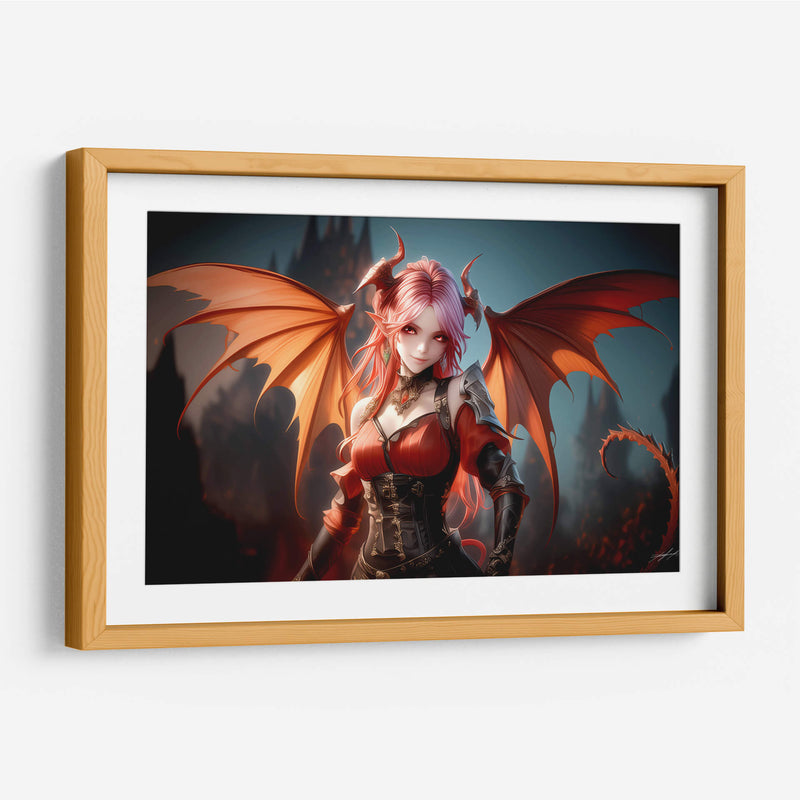 Demonic - Naranja - DeLaVegaGaming | Cuadro decorativo de Canvas Lab