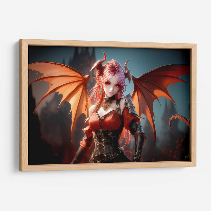 Demonic - Naranja - DeLaVegaGaming | Cuadro decorativo de Canvas Lab