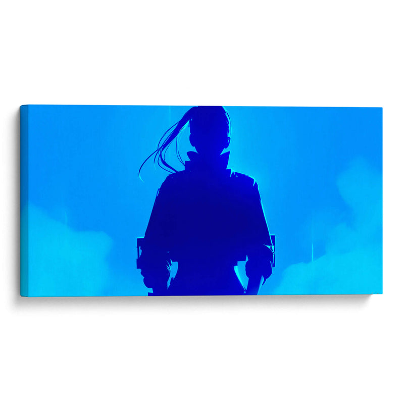 Las Sombras - Piloto Azul - DeLaVegaGaming | Cuadro decorativo de Canvas Lab