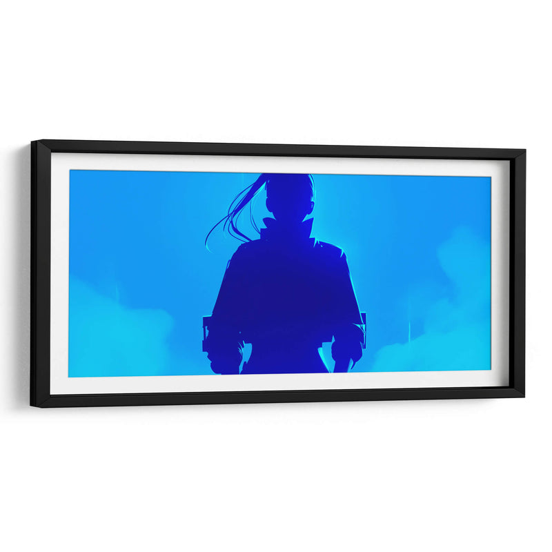 Las Sombras - Piloto Azul - DeLaVegaGaming | Cuadro decorativo de Canvas Lab