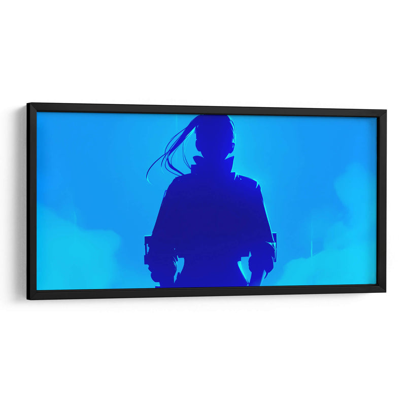 Las Sombras - Piloto Azul - DeLaVegaGaming | Cuadro decorativo de Canvas Lab