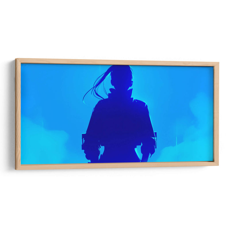 Las Sombras - Piloto Azul - DeLaVegaGaming | Cuadro decorativo de Canvas Lab