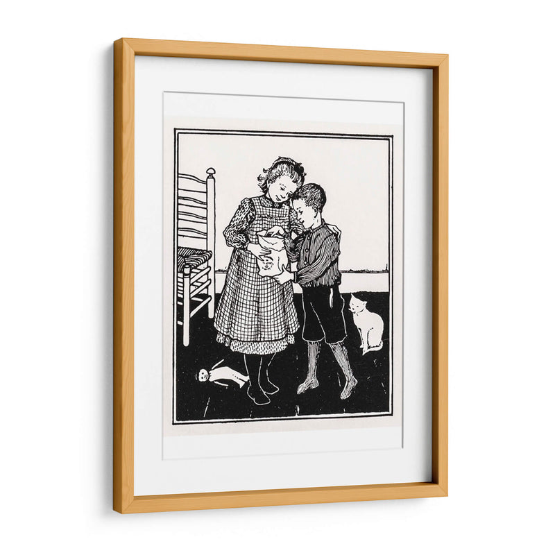 Un niño y una niña - Julie de Graag | Cuadro decorativo de Canvas Lab