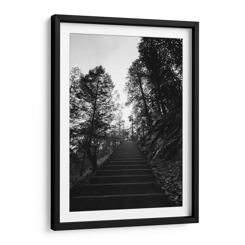 Escaleras de Cusarare 01 BW - Charly Garibay | Cuadro decorativo de Canvas Lab