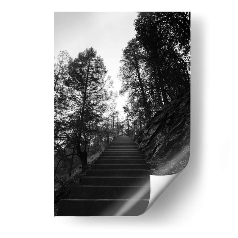 Escaleras de Cusarare 01 BW - Charly Garibay | Cuadro decorativo de Canvas Lab