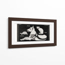 Akbar la tortuga, Max el perro y Puss el gato - Julie de Graag | Cuadro decorativo de Canvas Lab