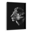 León en doble exposición  - Paltik Arte Digital | Cuadro decorativo de Canvas Lab