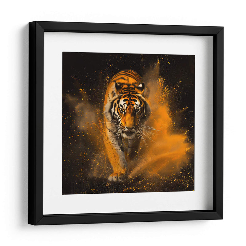 Tigre dorado  - Paltik Arte Digital | Cuadro decorativo de Canvas Lab