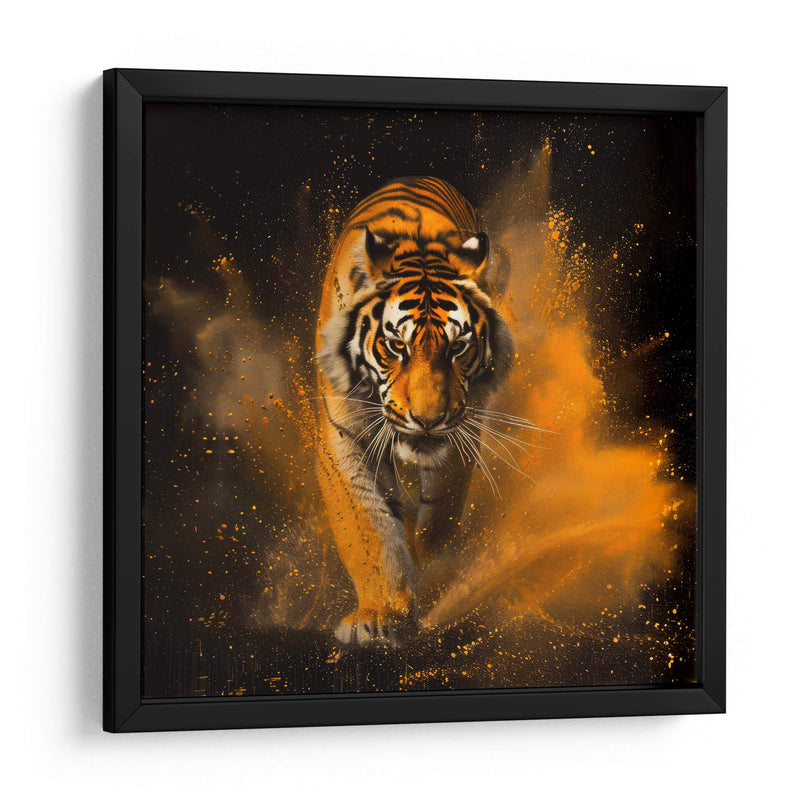 Tigre dorado  - Paltik Arte Digital | Cuadro decorativo de Canvas Lab