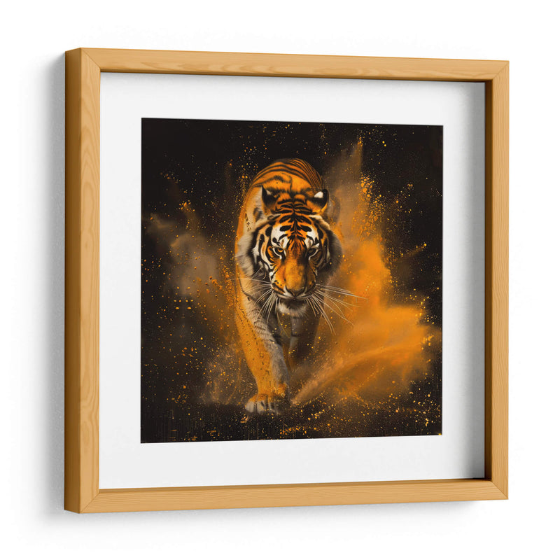 Tigre dorado  - Paltik Arte Digital | Cuadro decorativo de Canvas Lab