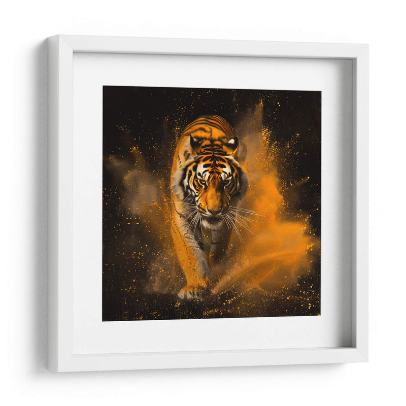 Tigre dorado  - Paltik Arte Digital | Cuadro decorativo de Canvas Lab