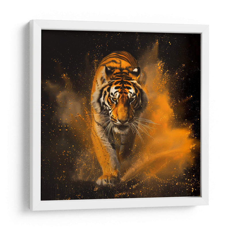 Tigre dorado  - Paltik Arte Digital | Cuadro decorativo de Canvas Lab