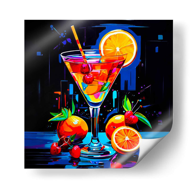 Martini frutal - Paltik Arte Digital | Cuadro decorativo de Canvas Lab