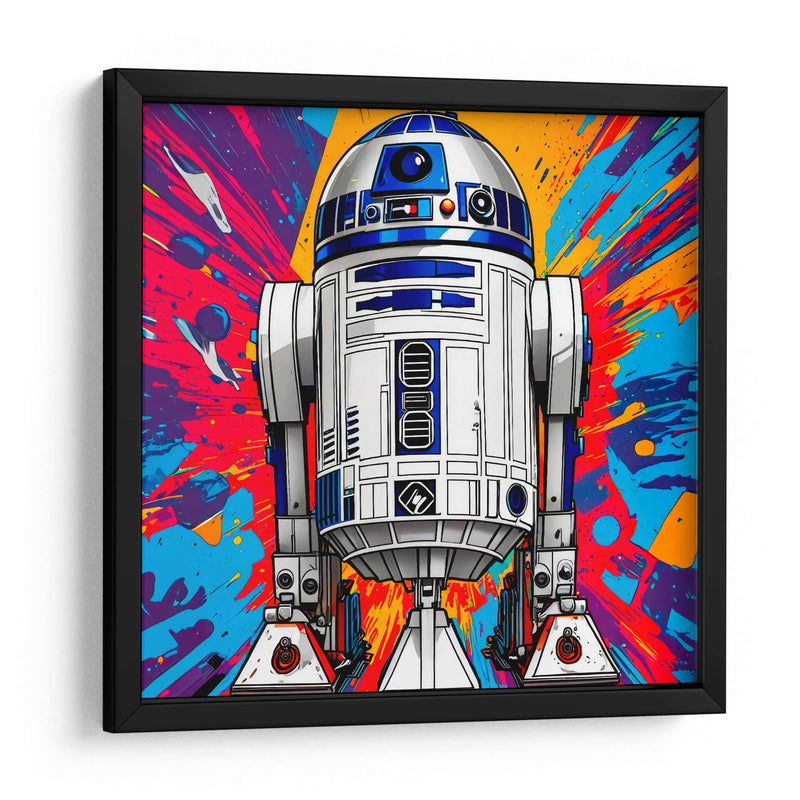 R2D2 lleno de color - Paltik Arte Digital | Cuadro decorativo de Canvas Lab