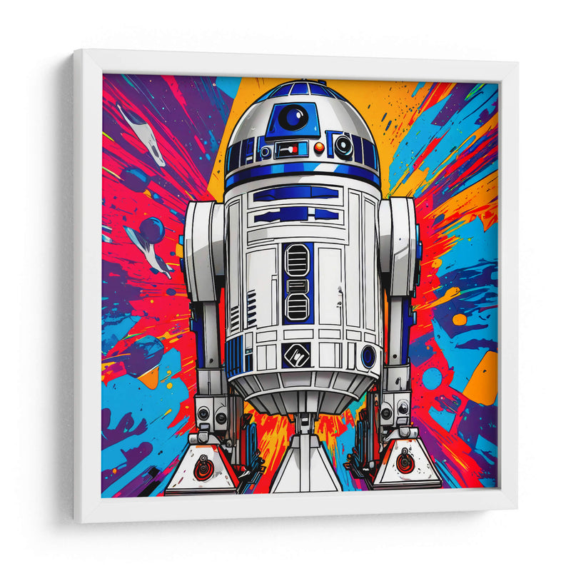 R2D2 lleno de color - Paltik Arte Digital | Cuadro decorativo de Canvas Lab