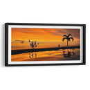 Puesta de Sol en la Piscina - Corrococho | Cuadro decorativo de Canvas Lab